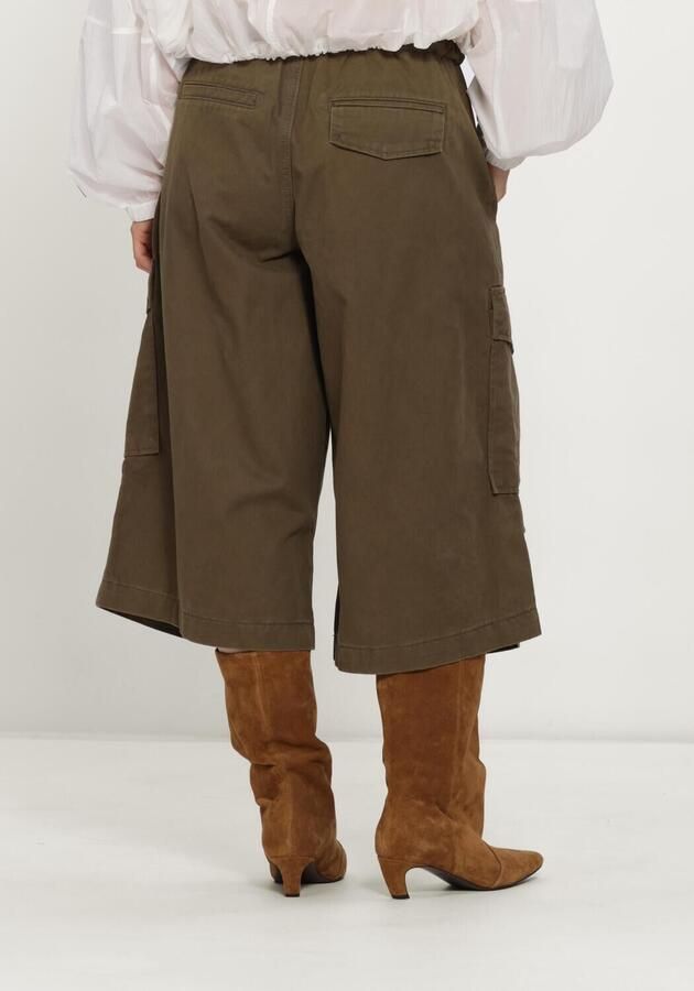 HAUTE L'AMITIÉ Haute L'Amitié Dames Broeken Pull On Cargo Bermudas Groen - Foto 2
