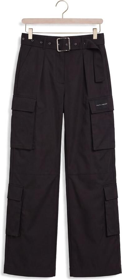 HAUTE L'AMITIÉ Haute L'Amitié Dames Broeken Rabi Cargo Pocket Tall Pant Zwart - Foto 5