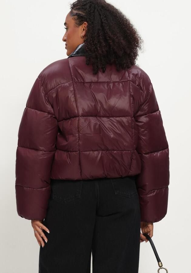 HAUTE L'AMITIÉ Haute L'Amitié Dames Jassen Climb Crop Pocket Jacket Bordeaux - Foto 3