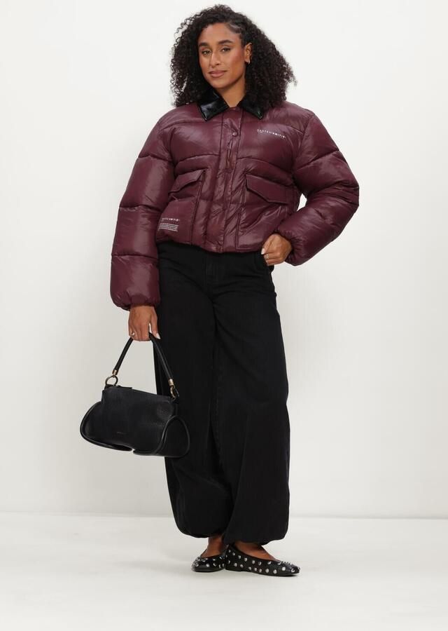 HAUTE L'AMITIÉ Haute L'Amitié Dames Jassen Climb Crop Pocket Jacket Bordeaux - Foto 2