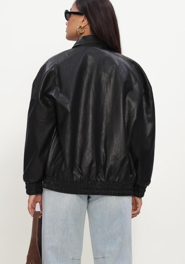 HAUTE L'AMITIÉ Haute L'Amitié Dames Jassen Rizz Pu Jacket Zwart - Foto 3
