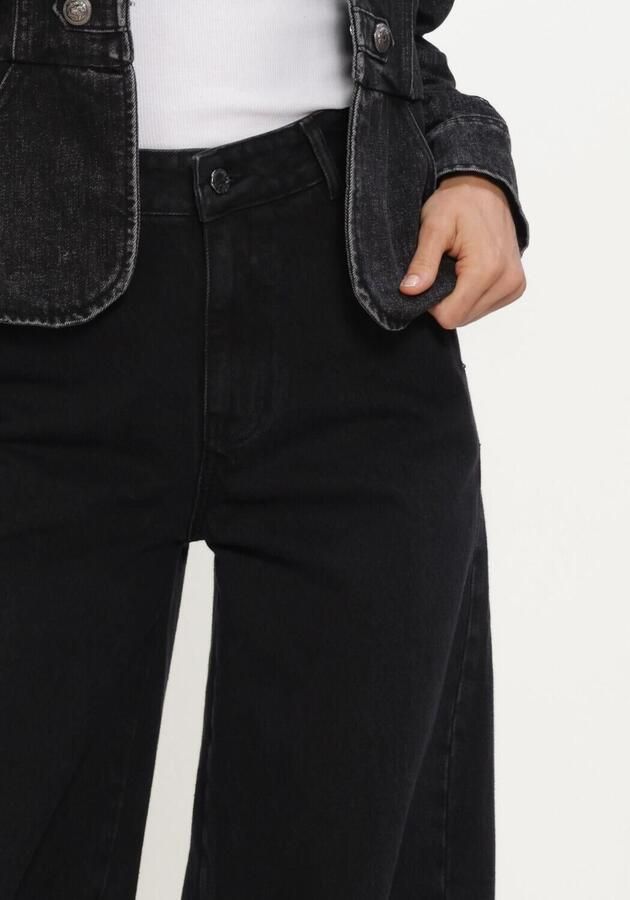 HAUTE L'AMITIÉ Haute L'Amitié Dames Jeans Denim Harem Tall Pant Black Zwart - Foto 3