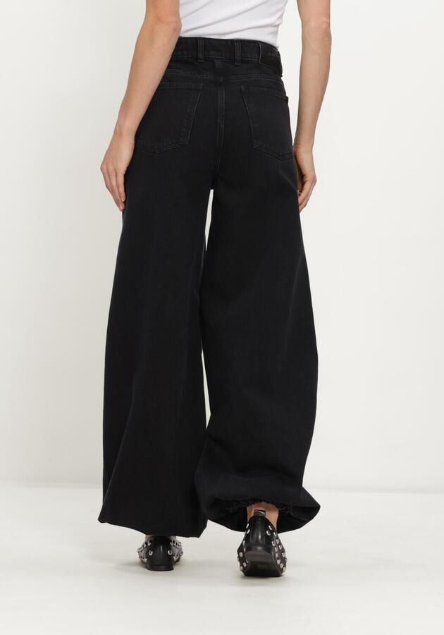HAUTE L'AMITIÉ Haute L'Amitié Dames Jeans Denim Harem Tall Pant Black Zwart - Foto 2