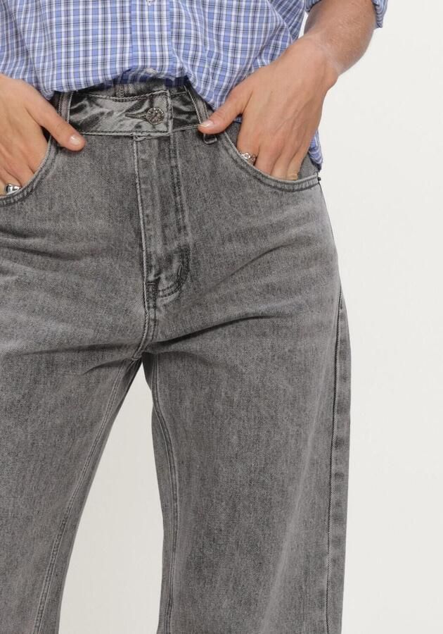 HAUTE L'AMITIÉ Haute L'Amitié Dames Jeans Flip Barrel Grey Tall Jeans Grijs - Foto 3
