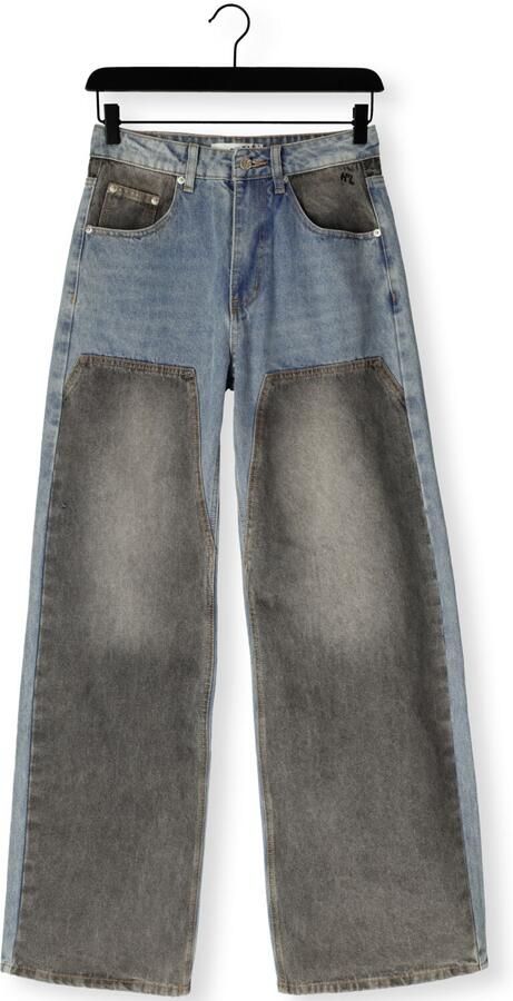 HAUTE L'AMITIÉ Haute L'Amitié Dames Jeans Two-tone Patch Tall Jeans Multi - Foto 4