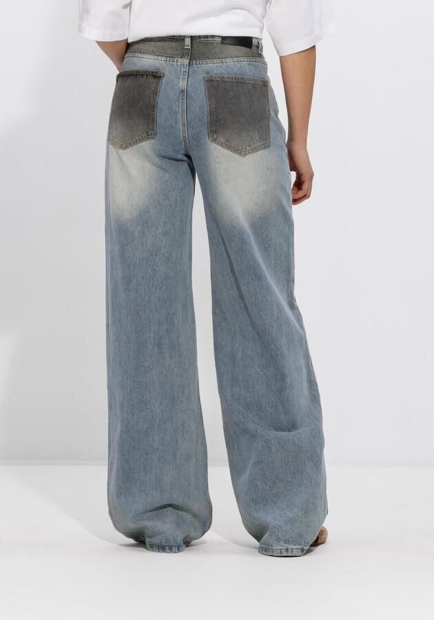 HAUTE L'AMITIÉ Haute L'Amitié Dames Jeans Two-tone Patch Tall Jeans Multi - Foto 2