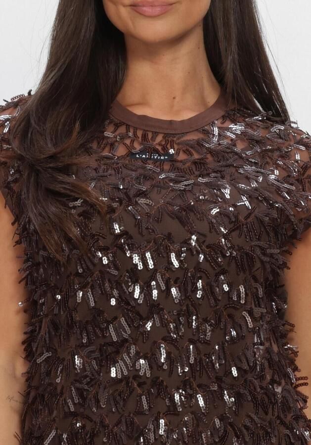 HAUTE L'AMITIÉ Haute L'Amitié Dames Jurken Limone Dress Bruin - Foto 3