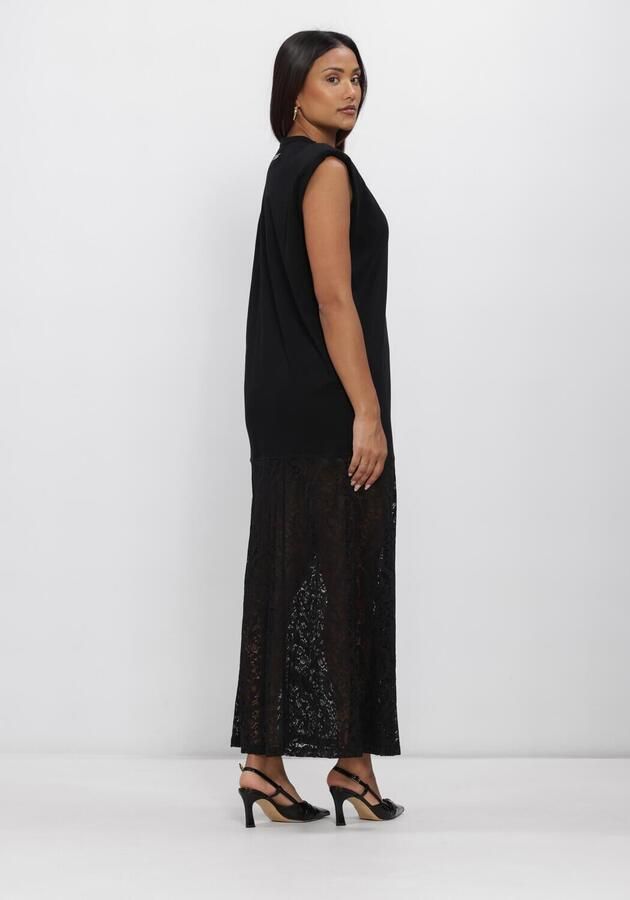 HAUTE L'AMITIÉ Haute L'Amitié Dames Jurken Summer Lace Tee Dress Zwart - Foto 2