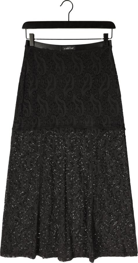 HAUTE L'AMITIÉ Haute L'Amitié Dames Rokken Summer Lace Skirt Zwart - Foto 4