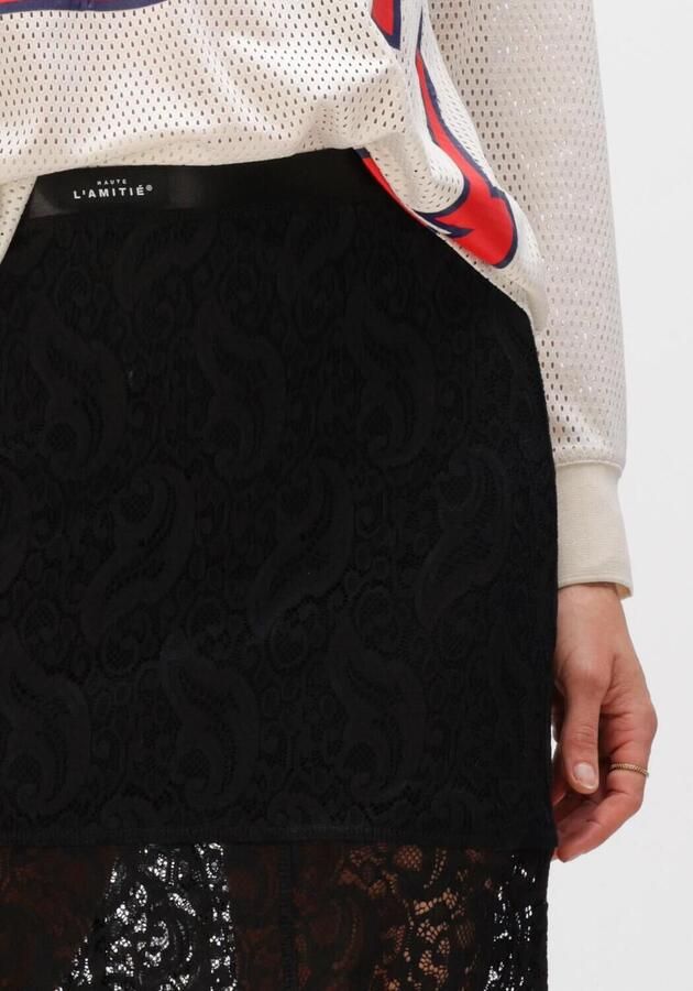 HAUTE L'AMITIÉ Haute L'Amitié Dames Rokken Summer Lace Skirt Zwart - Foto 3