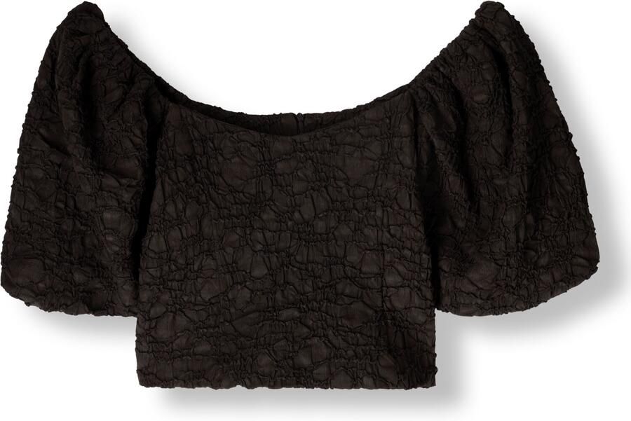 HAUTE L'AMITIÉ Haute L'Amitié Dames Tops & T-shirts Dazzy Top Zwart - Foto 3