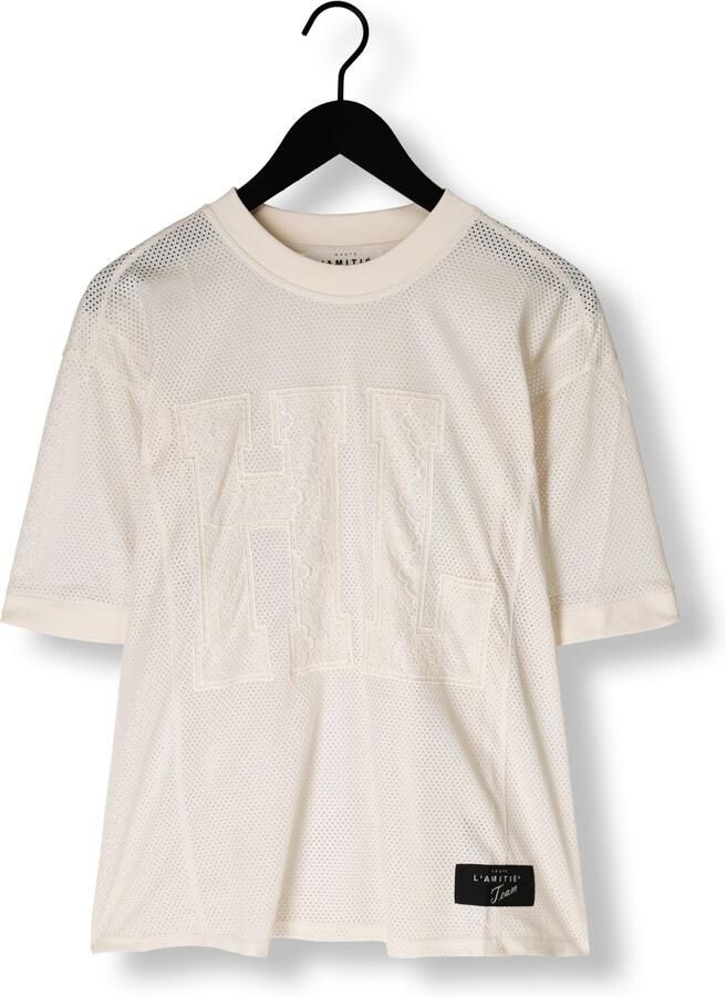 HAUTE L'AMITIÉ Haute L'Amitié Dames Tops & T-shirts Drift Hl Lace Tee Ecru