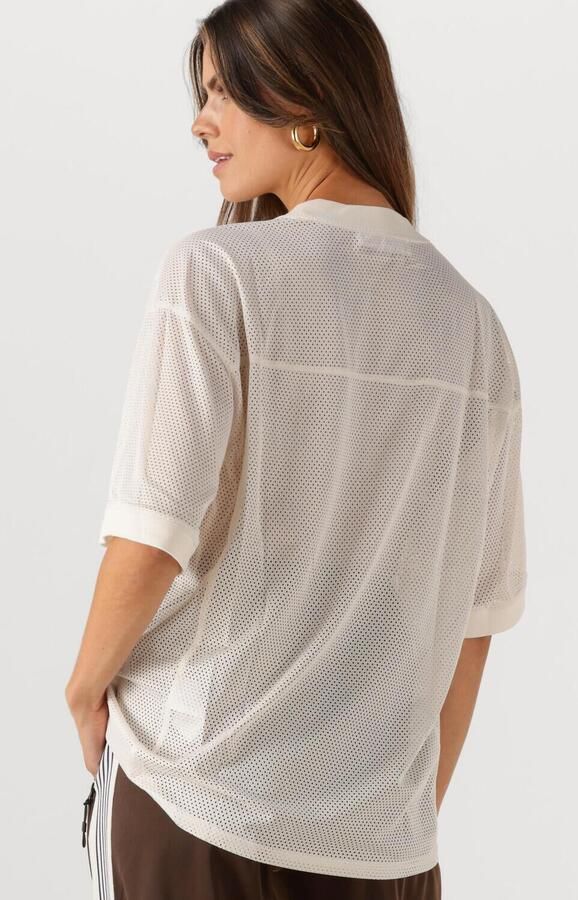 HAUTE L'AMITIÉ Haute L'Amitié Dames Tops & T-shirts Drift Hl Lace Tee Ecru - Foto 3