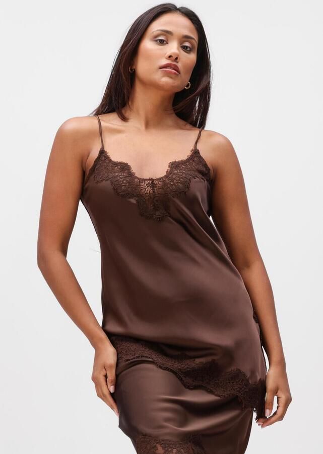 HAUTE L'AMITIÉ Haute L'Amitié Dames Tops & T-shirts Naomi Asym Lingerie Top Bruin