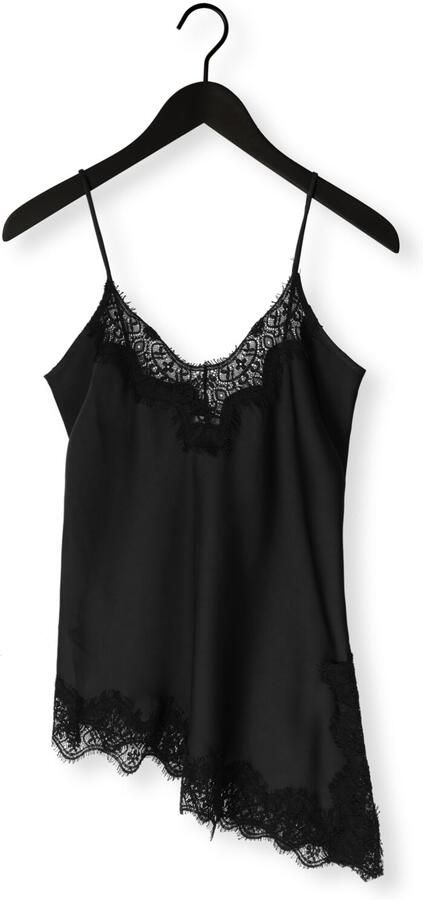 HAUTE L'AMITIÉ Haute L'Amitié Dames Tops & T-shirts Naomi Asym Lingerie Top Zwart - Foto 4