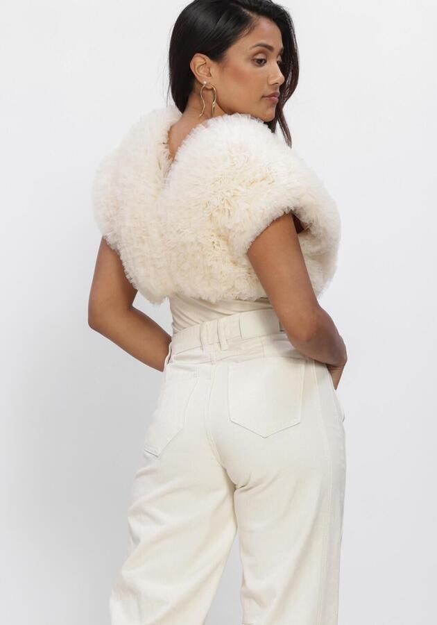 HAUTE L'AMITIÉ Haute L'Amitié Dames Tops & T-shirts New Funky Bodysuit Ecru - Foto 3