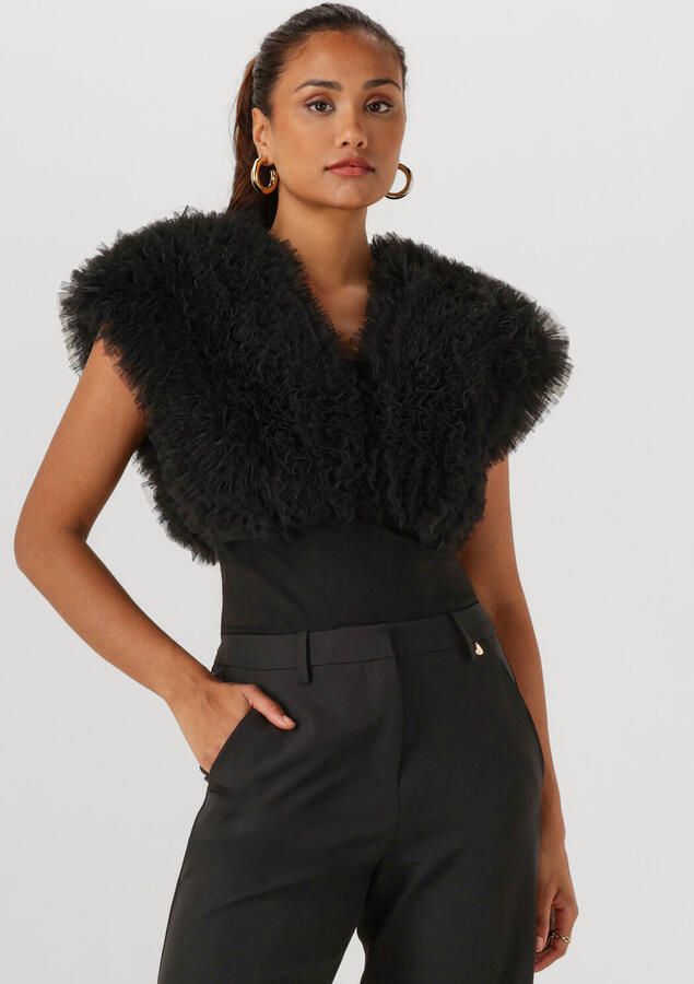 HAUTE L'AMITIÉ Haute L'Amitié Dames Tops & T-shirts New Funky Bodysuit Zwart - Foto 4