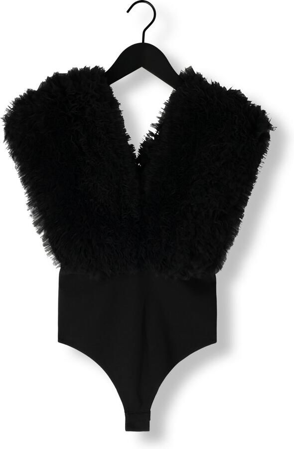 HAUTE L'AMITIÉ Haute L'Amitié Dames Tops & T-shirts New Funky Bodysuit Zwart - Foto 3