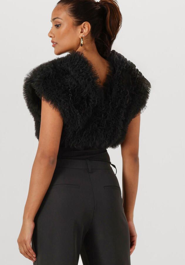 HAUTE L'AMITIÉ Haute L'Amitié Dames Tops & T-shirts New Funky Bodysuit Zwart - Foto 2