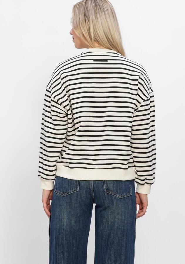 HAUTE L'AMITIÉ Haute L'Amitié Dames Truien & Vesten Stripe Application Sweat Multi - Foto 3