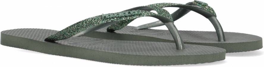 Groene Havaianas Teenslippers Slim Glitter Ii