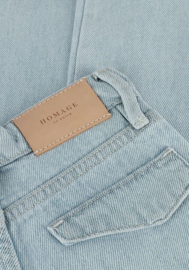HOMAGE Meisjes Jeans Palazzo Jeans With Slits Lichtblauw