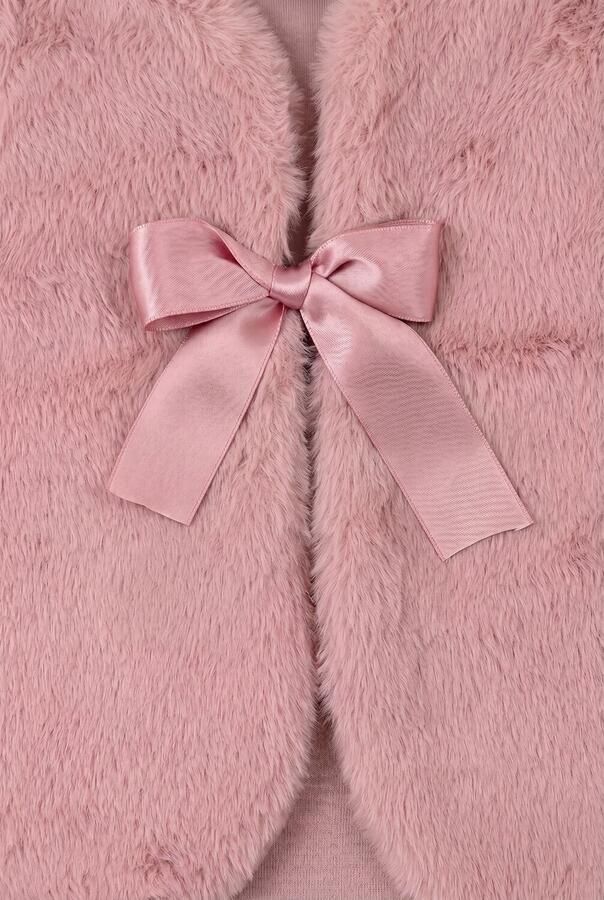 HOUSE OF JAIMIE Meisjes Blazers Soft Fur Bodywarmer Roze - Foto 2