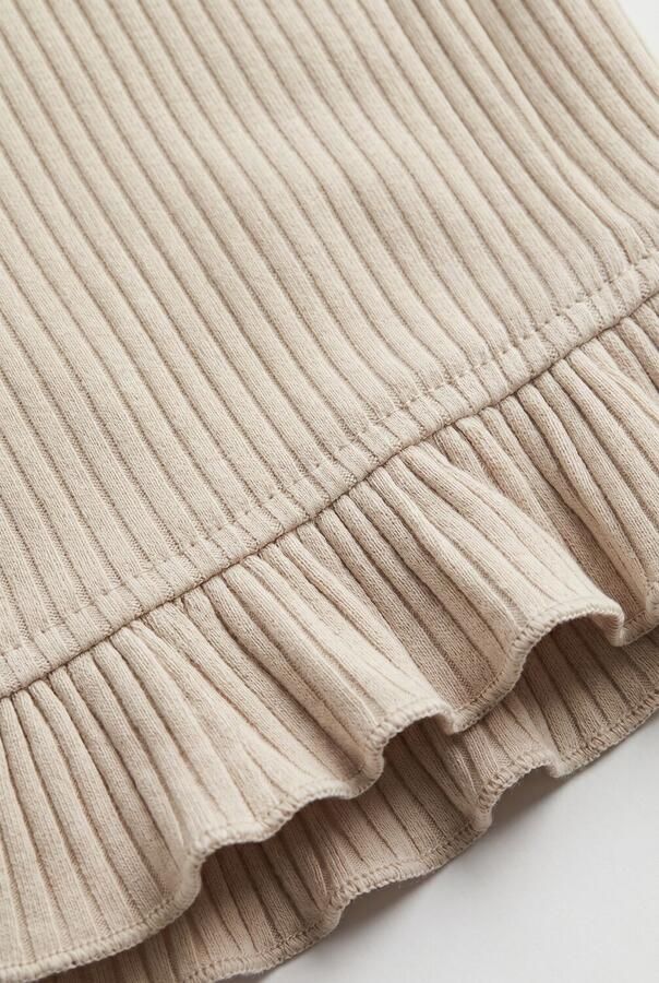 HOUSE OF JAIMIE Meisjes Broeken Frill Leggings Creme - Foto 2
