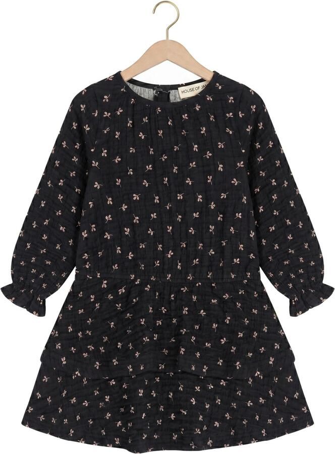HOUSE OF JAIMIE Meisjes Jurken Ruffled Dress Zwart