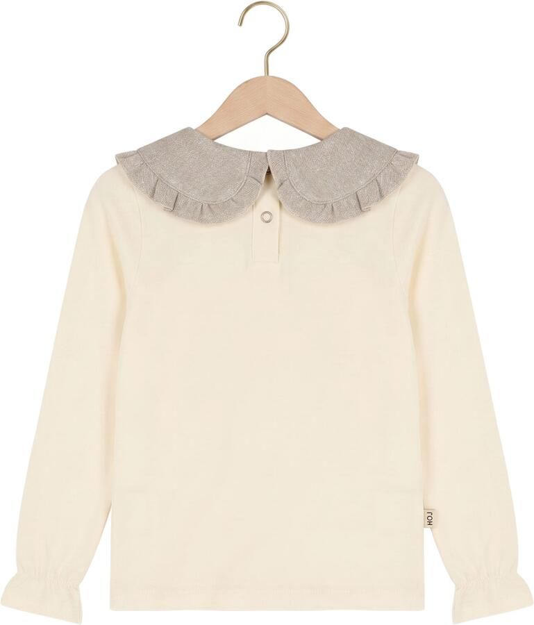 HOUSE OF JAIMIE Meisjes Tops & T-shirts Collar Tee Creme - Foto 2