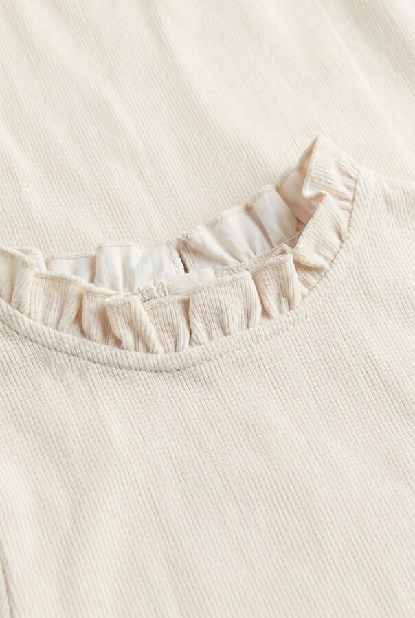 HOUSE OF JAIMIE Meisjes Tops & T-shirts Frill Collar Jumper Ecru