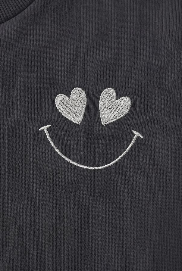 HOUSE OF JAIMIE Meisjes Truien & Vesten Frill Sweatshirt Donkergrijs - Foto 2