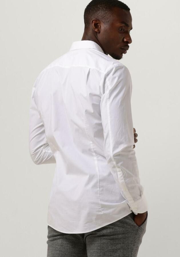 HUGO Slim fit zakelijk overhemd met kentkraag model 'Elisha'
