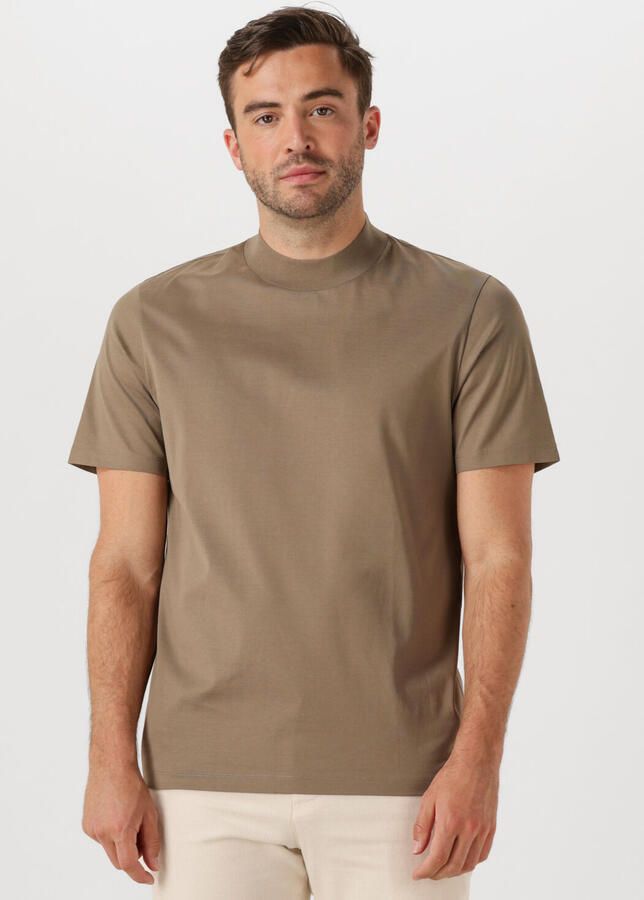 HUGO Heren Polo's & T-shirts Dimersom 10271881 Khaki - Foto 4