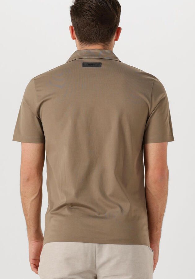 HUGO Heren Polo's & T-shirts Dimerspolo 10271881 Bruin