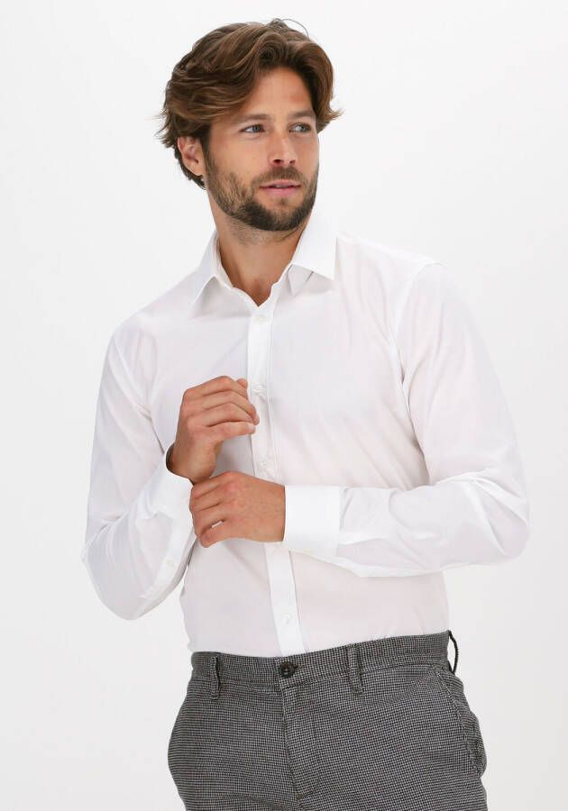 HUGO Slim fit zakelijk overhemd met kentkraag model 'Elisha'