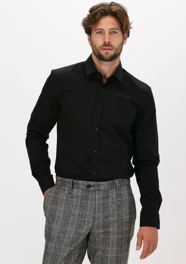 HUGO Slim fit zakelijk overhemd met kentkraag model 'Elisha'