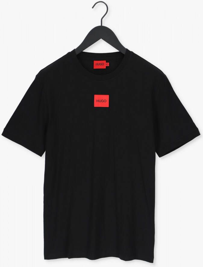 Hugo Boss Zwart T-shirt Regular Fit Jersey Black Heren