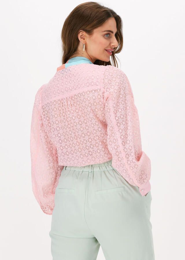 HUNKON Dames Blouses Stella Shirt Roze - Foto 3