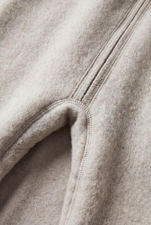 HUTTELiHUT Baby Rompers Pram Suit Wool Fleece Beige - Foto 2