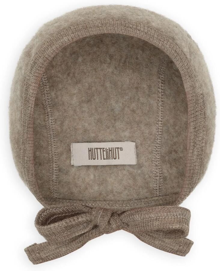 HUTTELiHUT Bonnet Wool Fleece Beige-12M - Foto 2