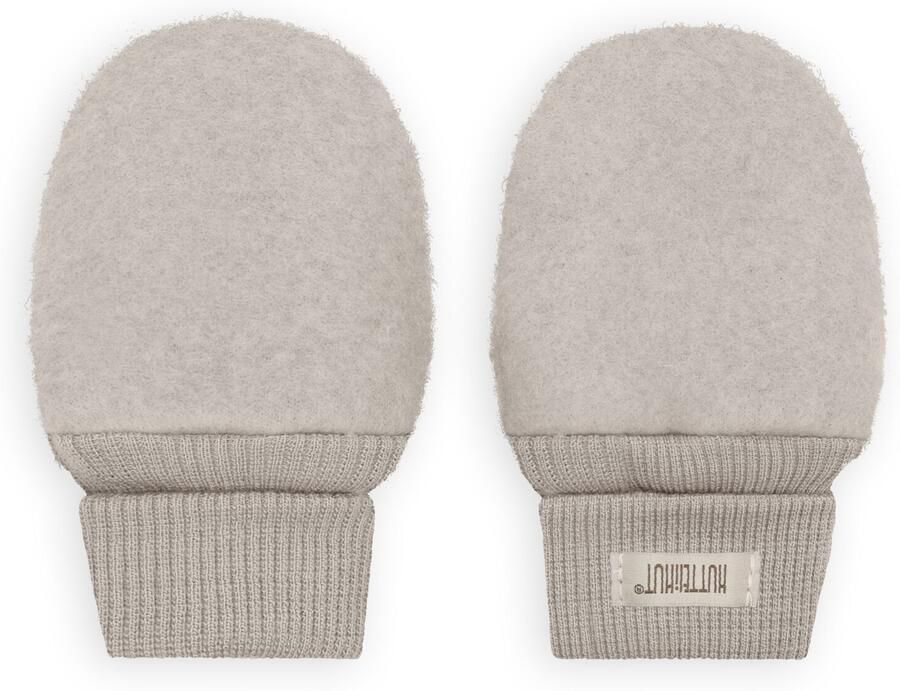 HUTTELiHUT Mittens Wool Fleece Zand