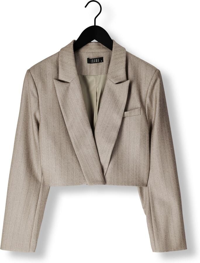 IBANA Dames Blazers Jelah Pinestripe Taupe - Foto 2