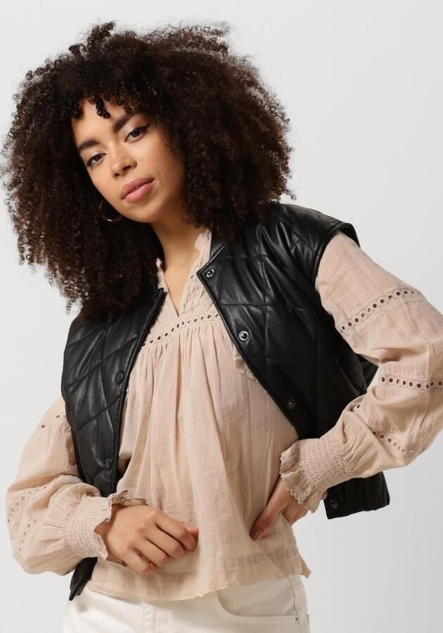 Ibana Stijlvol Zwart Gilet Black Dames - Foto 4