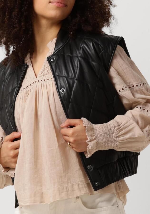 Ibana Stijlvol Zwart Gilet Black Dames - Foto 2