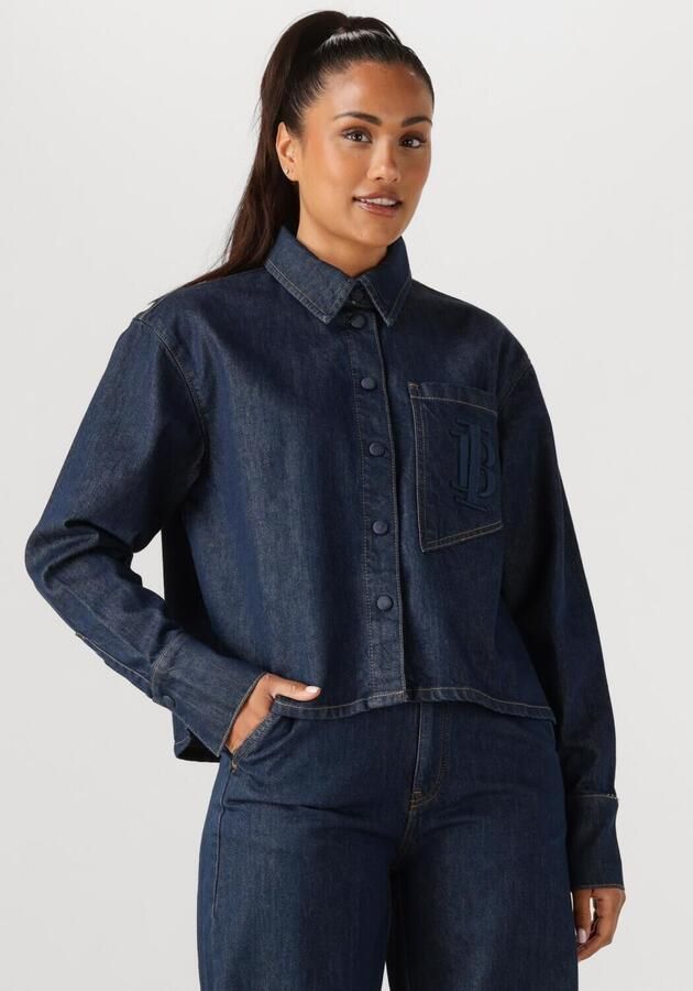 IBANA Dames Blouses Brisa Blouse Donkerblauw - Foto 4