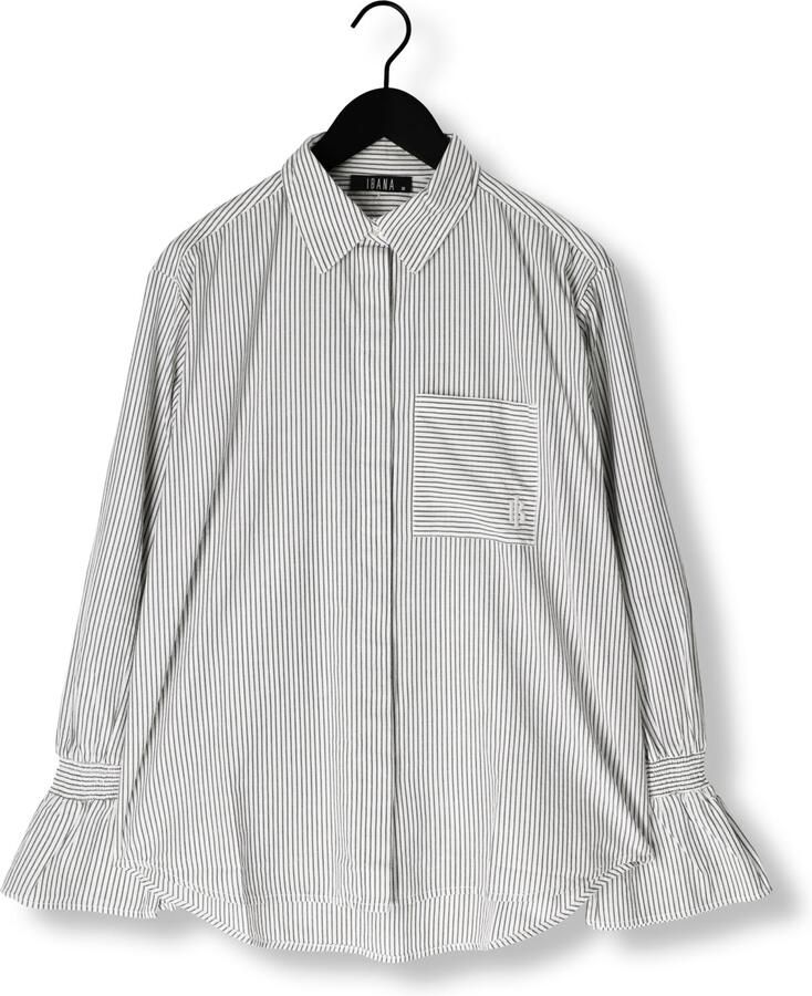 IBANA Dames Blouses Talya Grey Wit - Foto 2