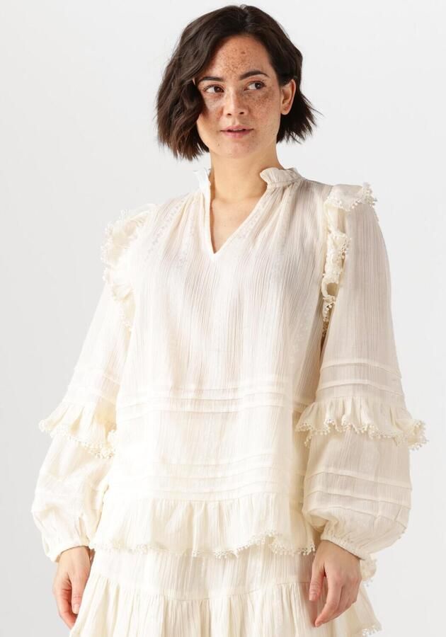 IBANA Dames Blouses Tarlotte Ecru - Foto 4