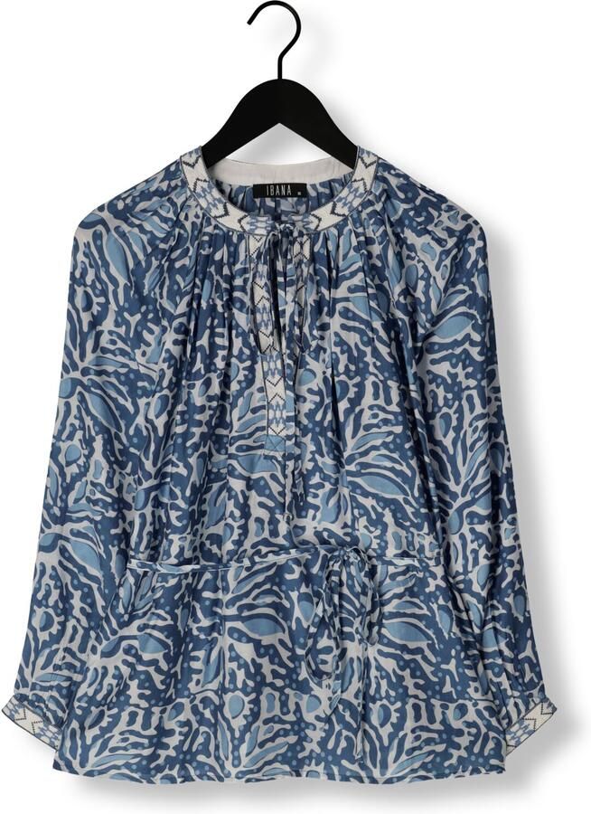 Ibana Lichtblauwe Blouse Tarza Blue Dames