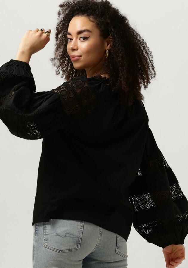 Ibana Zwarte Kant Blouse Tasmia Black Dames - Foto 2